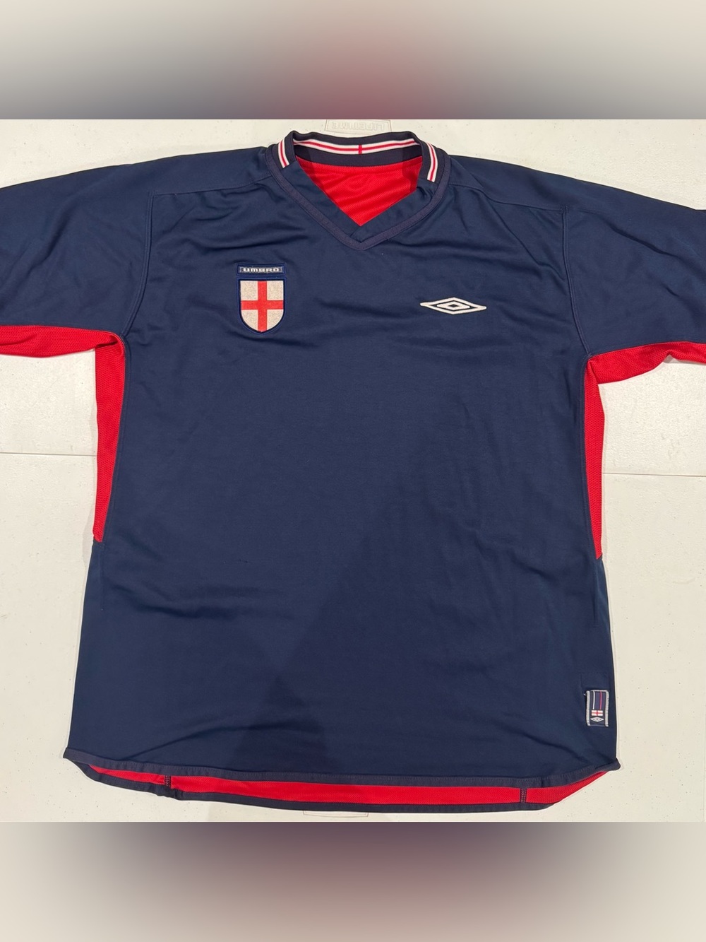 Umbro Team England Reversible Soccer Jersey size large